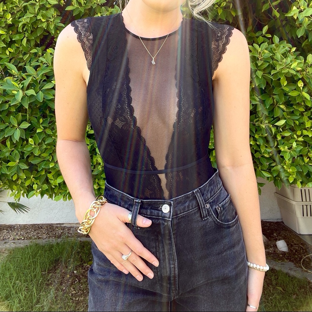 Brandy Melville Lace Bodysuit